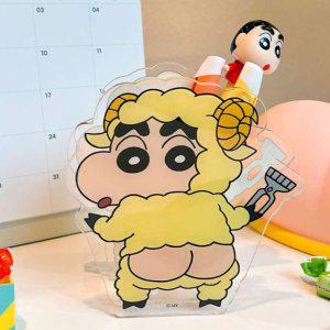 데스크 정리 아크릴 필기구 연필꽂이 용품