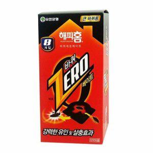 콘센트형 매트훈증기 바퀴벌레 약매트 8개입 퇴치