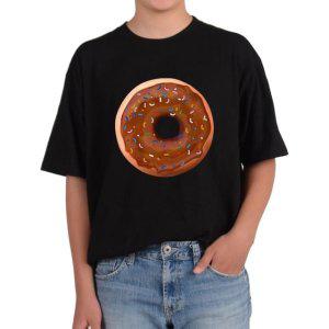 비캔버스BECANVAS 32수2합 피그먼트반팔티 도너츠 초코도넛 디저트 카페 CAFE Donuts 모든색상사이즈