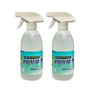 500ml 2개 중성세제 테이블 세정제 주방용 다용도 식탁 청소용제