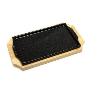 맥반석장어팬 사각주물팬 240사이즈팬 장어판 콘치즈팬 신형팬