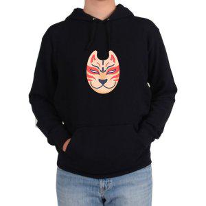 후드티 타이거마스크 고양이마스크 가면무도회그림 다양한 색상 사이즈
