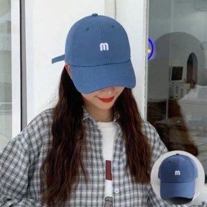 M로고 남녀공용 베스트 볼캡 심플 모자 빅사이즈