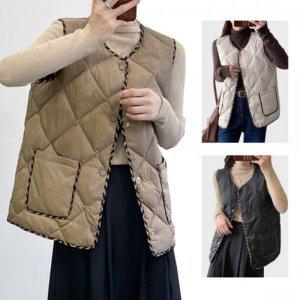수면조끼 누빔 여성베스트 남자조끼 여성조끼 조