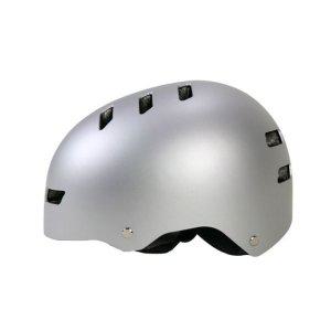 라이트 메탈실버 헬멧 어반 후미등 키즈헬멧 노
