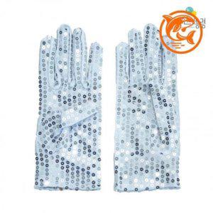 여성 반짝이는 파티 장갑 다채로운 색상 무대 의상 필수 여자