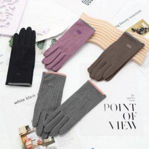 여성 장갑 터치 앙고라 슬림 성장 운전 여자 기모 겨울