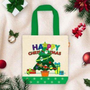 하하당 크리스마스 트리 에코백 컬러링 초등 선물 유아 diy 수업 하하당 크리스마스 성탄절 돌봄교실