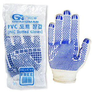 도트 면장갑 47g 300개입 개별포장 목장갑 작업 안전