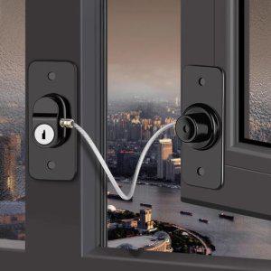 열림 현관문 무타공 열쇠 문 다용도 잠금 방지 창문