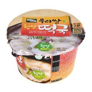 백제 햅쌀 쌀떡국 163g x 16