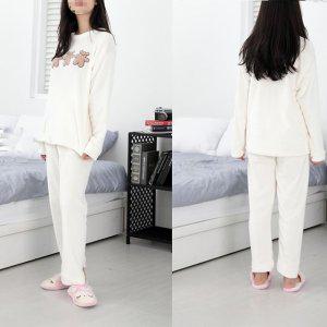 쿠키베어 수면잠옷 여성잠옷 홈웨어잠옷 초극세사