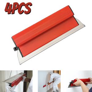 4Pcs 마른 벽에서 나온 스무딩 주걱 스키밍 유연한 블레이드 페인팅 마무리 스키밍 블레이드 빌딩 도구 벽 석고 도구
