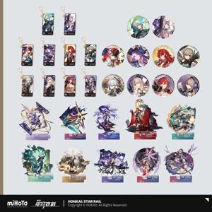 Sunsyea Honkai Star Rail 공식 상품 miHoYo 오리지널 정통 The Erudition Path 아크릴 스탠드 Herta Himeko Qingque Anaxa