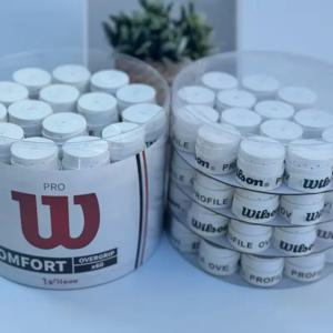 윌슨 테니스 라켓 미끄럼 방지 핸들, 충격 흡수 그립 스트랩, 트레이닝 액세서리, 15/30/60/120개