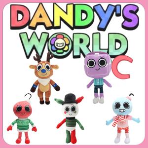 Dandy's World Dapperly Festive Looey 또는 Cloudy Dream Boxten 플러시 장난감 게임 주변 장치 Bobette 또는 Blue Bell Rudie 인형 어린이 장난감