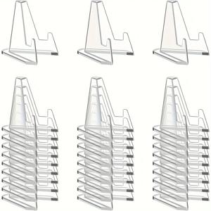 30개 투명 아크릴 디스플레이 스탠드 - 스포츠 카드 및 등급별 컬렉션에 전력이 필요하지 않음