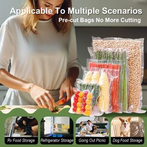 50개/묶음 주방 진공 백 식품 진공 포장기용 식품 보관 백 BPA 프리 주방 액세서리
