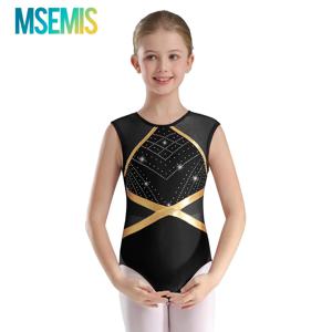 키즈 소녀 반짝 이는 라인 석 발레 저지 체조 레오타드 바디 슈트 예술적 피겨 아이스 스케이트 발레 댄스 의상