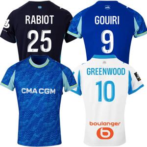 2025 2026 뉴 마르세유 홈 스포츠 셔츠 키즈 서드 키트 25 26 마르세유 어웨이 키트 어덜트 티셔츠