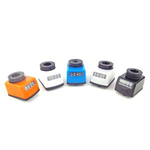 04 유형 모델 0414 플라스틱 위치 디지털 표시기 카운터 주황색 검정색 흰색 회색 및 파란색