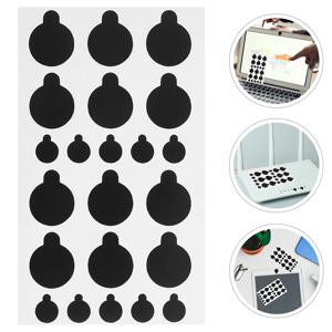 10 시트 공기 정전 스티커 자체 접착 카메라 커버 라우터 용 음영 스티커 TV 전자 개인 정보 보호 용이