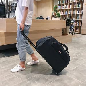 대용량 방수 접이식 여행 가방 짧은 여행 휴대용 수하물 남성과 여성을위한 나일론 핸드백 패션 트렌드