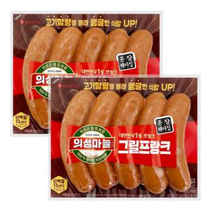 롯데푸드 의성마늘 프랑크 350g 2개