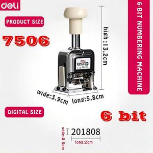 6-15 자리 정확한 번호 조정 편리한 잉크 변경을 가진 디지털 자동 번호 기계 금융 코딩 사무실 스탬프