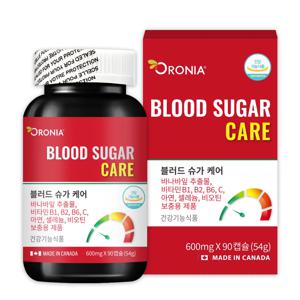 블러드 슈가 케어 90캡슐 코로솔산 식후 혈당 관리 영양제 구아바 바나바잎 여주열매 당질 컷팅제