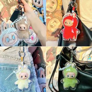 라부부 V4 시리즈 인형용 투명 보호 케이스, 방진 커버, 정리함, 라부부 인형 액세서리 가방