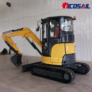 무료 배송 CE EPA 인증 가정용 농장용 쿠보타 엔진 3톤 2톤 3.5톤 캐빈 소형 크롤러 굴삭기 미니 굴착기