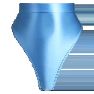 여성용 하이 웨이스트 T자형 쇼트 팬츠, 샤이니 글로시, 모노크롬 비키니 스타킹, 하이 포크 브리프, 섹시한 속옷, 사계절