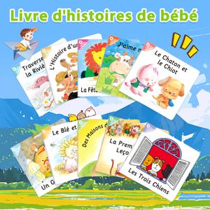 프랑스 아기 동화책 컬렉션 - 어린이를 위한 귀여운 작은 이야기 동화책 10권