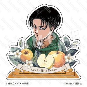 공격하는 거인 히타 과일 버전 에르윈 스태츄 에렌 토이 피어스 아크릴 스탠드 헨지 그레이프 스탠딩 플레이트 레비 피규어