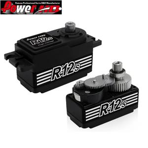 Power HD R12S 12KG 6.0-8.4V 고토크 티타늄 기어 듀얼 볼 베어링 서보 1/10 Rc 레이싱 카 오프로드 차량 4wd 장난감