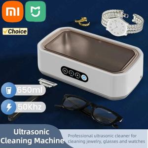 Xiaomi 초음파 청소 기계 대용량 650ML 청소 기계 5KHz 안경 쥬얼리 브레이스 전문 가정용 클리너