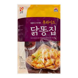 사조오양 후라이드 닭똥집 1kg