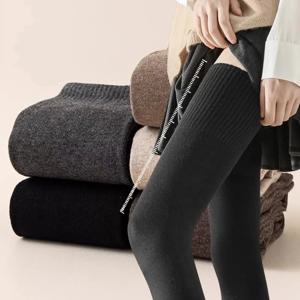 여성 가을 ​​겨울 두꺼운면 무릎 양말 유행 여성 양말 양말 양말 한국 여성 무릎 양말 무릎 스타킹