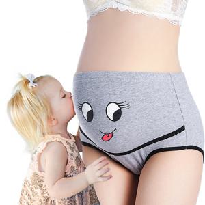 하이 웨이스트 임산부 팬티, 조절식 코튼 임신 브리프, 임산부 속옷, 복부 지지 속바지