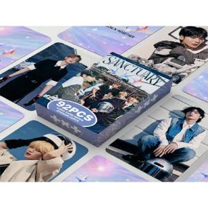 TXT 카드 60장 + 스티커 32장 레이저 카드 60장 TOMORROW X TOGETHER SANCTUARY 박스형 고화질 포토카드,