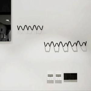 벽 걸이 코트 랙 북유럽 금속 가구 Hatstand 미니멀리스트 크리 에이 티브 입구 홀 디자인 코트 랙 현대 홈 장식 랙
