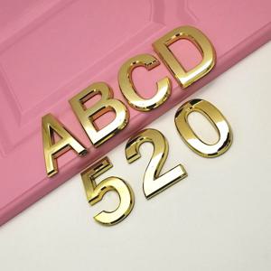 집 번호 야외 26 영어 문자 5-7cm 접착 문자 플래카드 호텔 문 알파벳 홈 야외 외부 집 번호