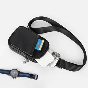 가죽 크로스바디 백 남성 캐주얼 패션 미니 싱글룸 소가죽 작은 가방 트렌디 브랜드 대각선 가방 레저 스타일