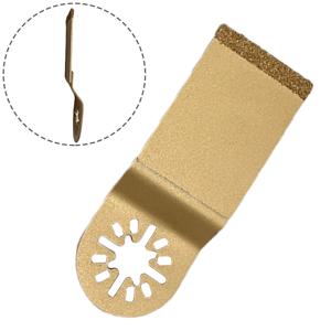 1pcs 골드 다이아몬드 텅스텐 카바이드 진동 톱 블레이드 타일 콘크리트 스톤 다기능 커터 Fein 도구 액세서리