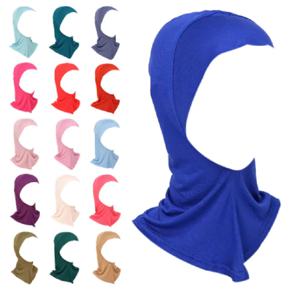 Underscarf 내부 모자 뼈 보닛 Hijab Turban 모달 스트레치 전체 커버 목 이슬람 여성 닌자 모자 Headscarf 포장 이슬람 Amira