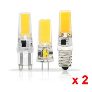 2pcs 미니 COB LED 램프 AC/DC 12V 220V G4 G9 E14 Lampada LED 스포트라이트 전구 천장 조명 샹들리에 할로겐 교체