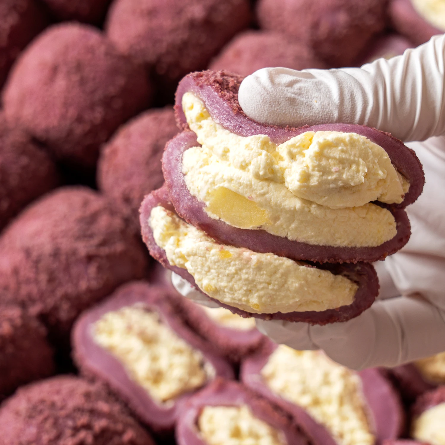 [떡미당] 고구마 크림 찹쌀떡 달콤한 고구마 앙금(500g)