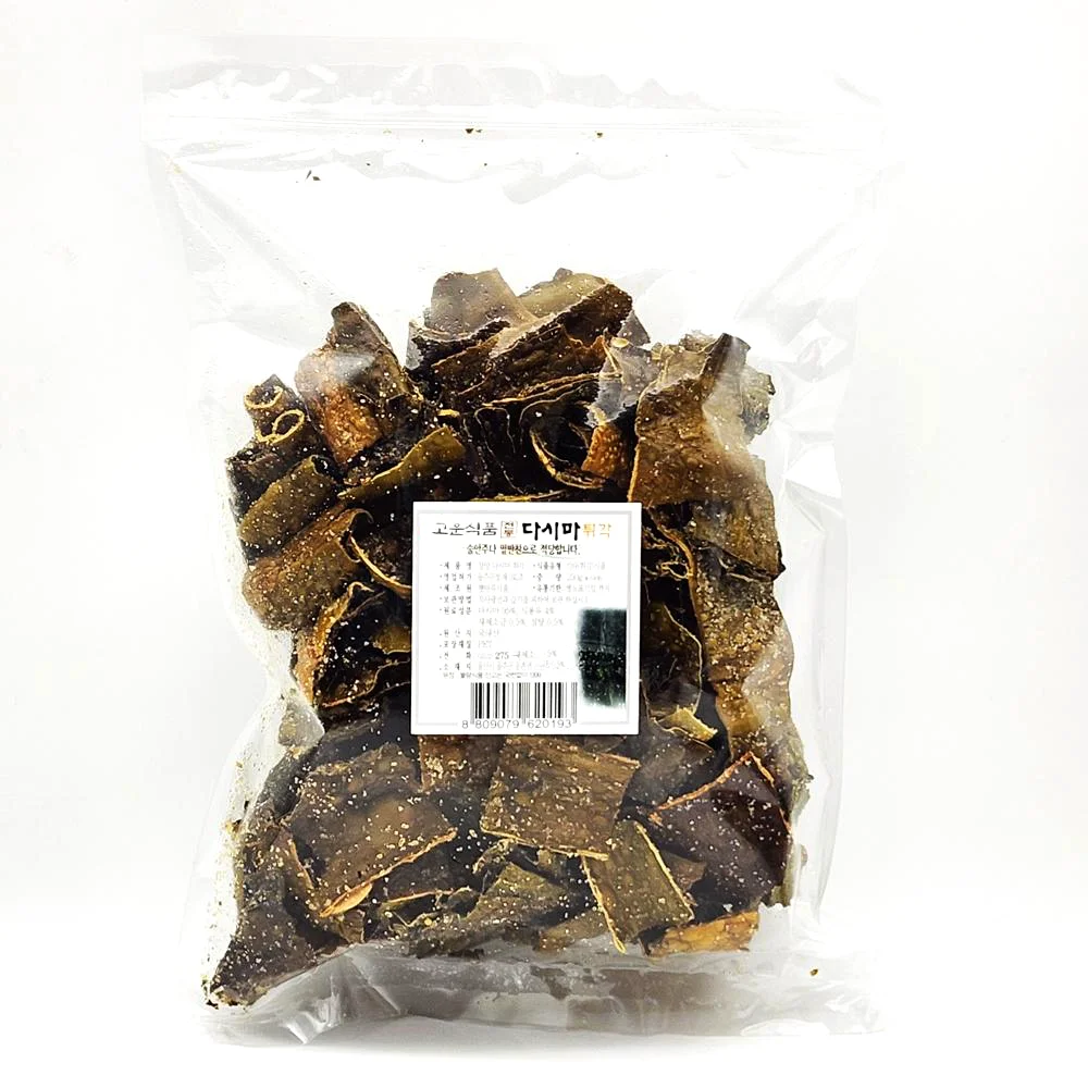 시원밥상 바삭한 다시마튀각 250g 건강한 간식 과자 안주 부각