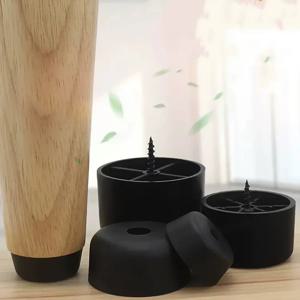 4pcs 직경 24mm-60mm 의자 테이블 다리 바닥 보호대 의자 다리 무버 소파 캐비닛 다리 매트 가구 슬라이더 글라이드 네일